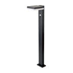5.5W Lampa ogrodowa LED z czujnikiem ruchu / Barwa: 3000K / Obudowa: Czarna