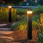 3W Solarna lampa ogrodowa LED / Obudowa: Czarna / Barwa:3000K