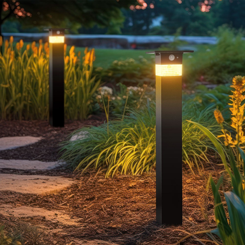 3W Solarna lampa ogrodowa LED / Obudowa: Czarna / Barwa:3000K