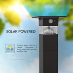 3W Solarna lampa ogrodowa LED / Obudowa: Czarna / Barwa:3000K