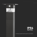 3W Solarna lampa ogrodowa LED / Obudowa: Czarna / Barwa:3000K