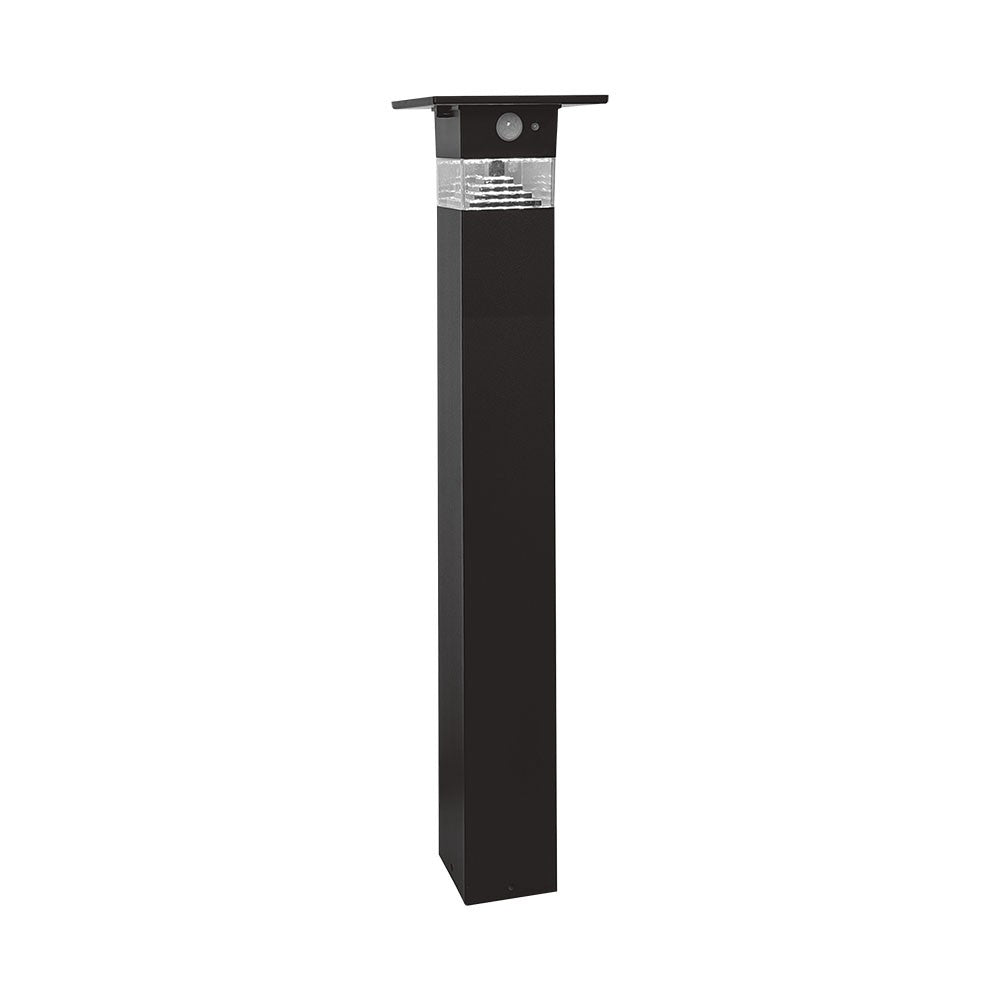 3W Solarna lampa ogrodowa LED / Obudowa: Czarna / Barwa:3000K
