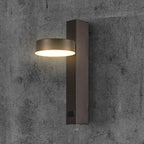 8W Kinkiet hotelowy LED z USB / Barwa:3000K / Czarny