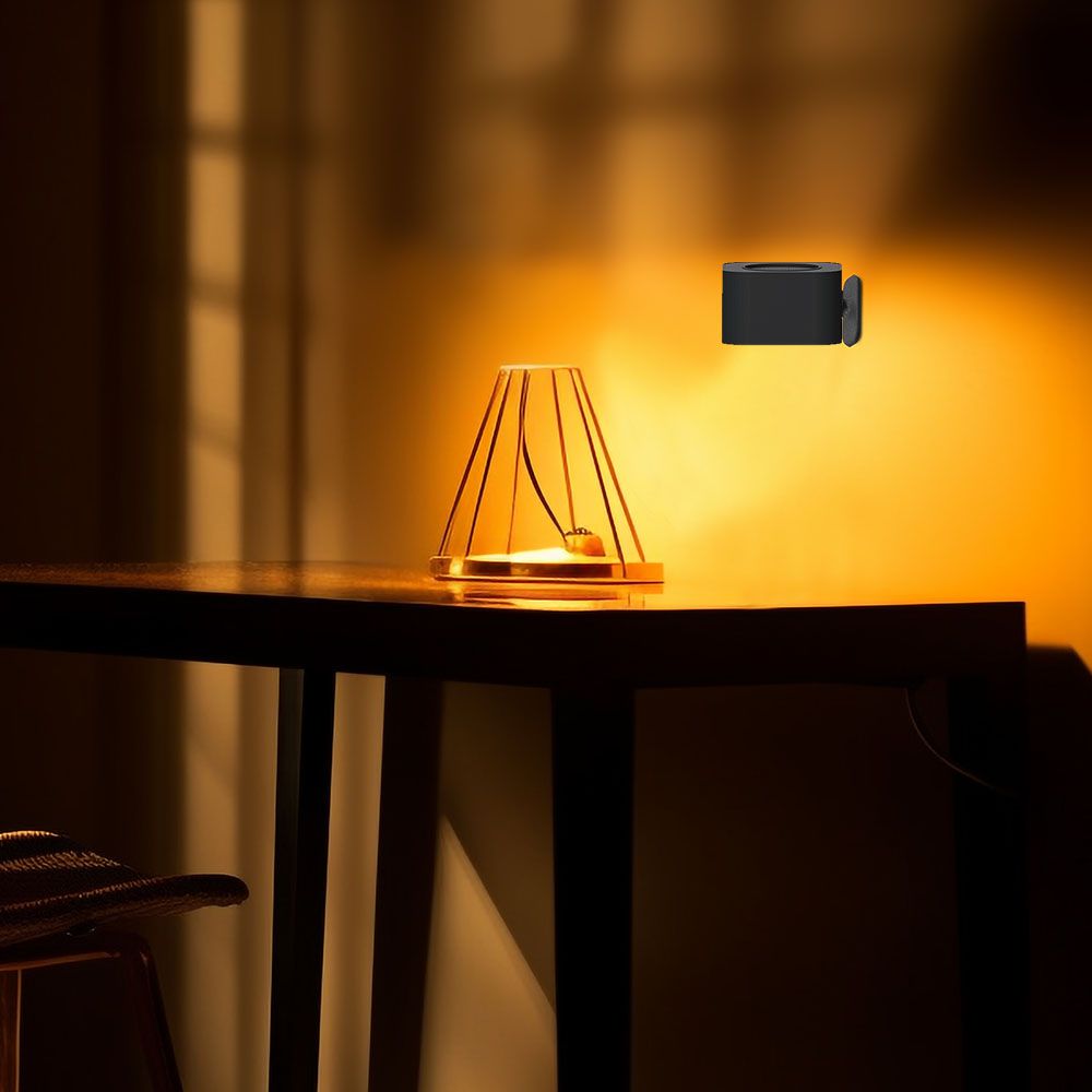 3W Lampka nocna LED zasilana bateryjnie / Bateria 1800mAh / Barwa:3w1 / Obudowa: Biała