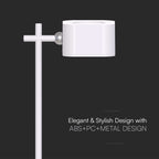 3W Lampka nocna LED zasilana bateryjnie / Bateria 1800mAh / Barwa:3w1 / Obudowa: Biała