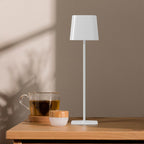 5W Lampka nocna LED zasilana bateryjnie / Ściemnianie przez dotyk / Bateria 3600mAh / Barwa:3w1 / Obudowa: Biała