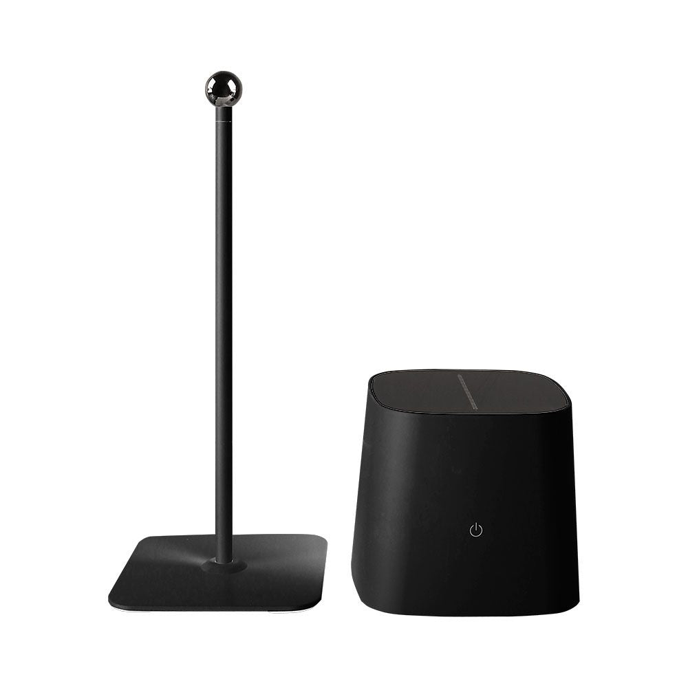 5W Lampka nocna LED zasilana bateryjnie / Ściemnianie przez dotyk / Bateria 3600mAh / Barwa:3w1 / Obudowa: Czarna