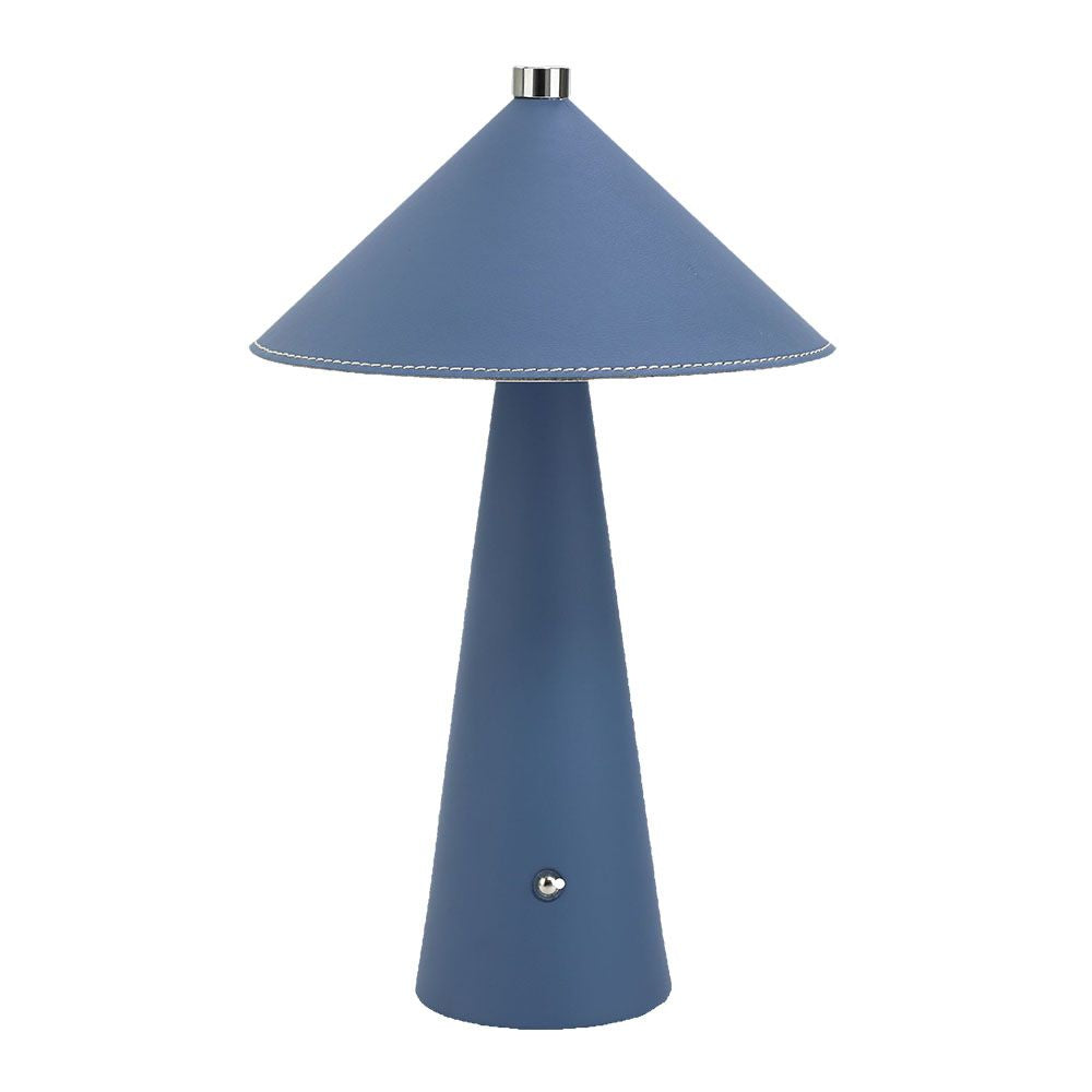 3W Lampka nocna LED zasilana bateryjnie/ Ściemnianie przez dotyk / Bateria 4000mAh / Barwa:3w1 / Obudowa: Niebieski