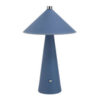 3W Lampka nocna LED zasilana bateryjnie/ Ściemnianie przez dotyk / Bateria 4000mAh / Barwa:3w1 / Obudowa: Niebieski