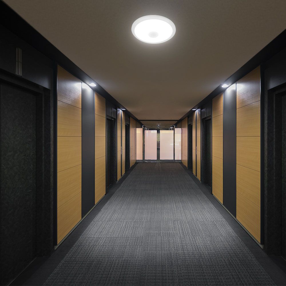 12W Plafon LED z czujnikiem PIR / Chip SAMSUNG / Barwa:3w1