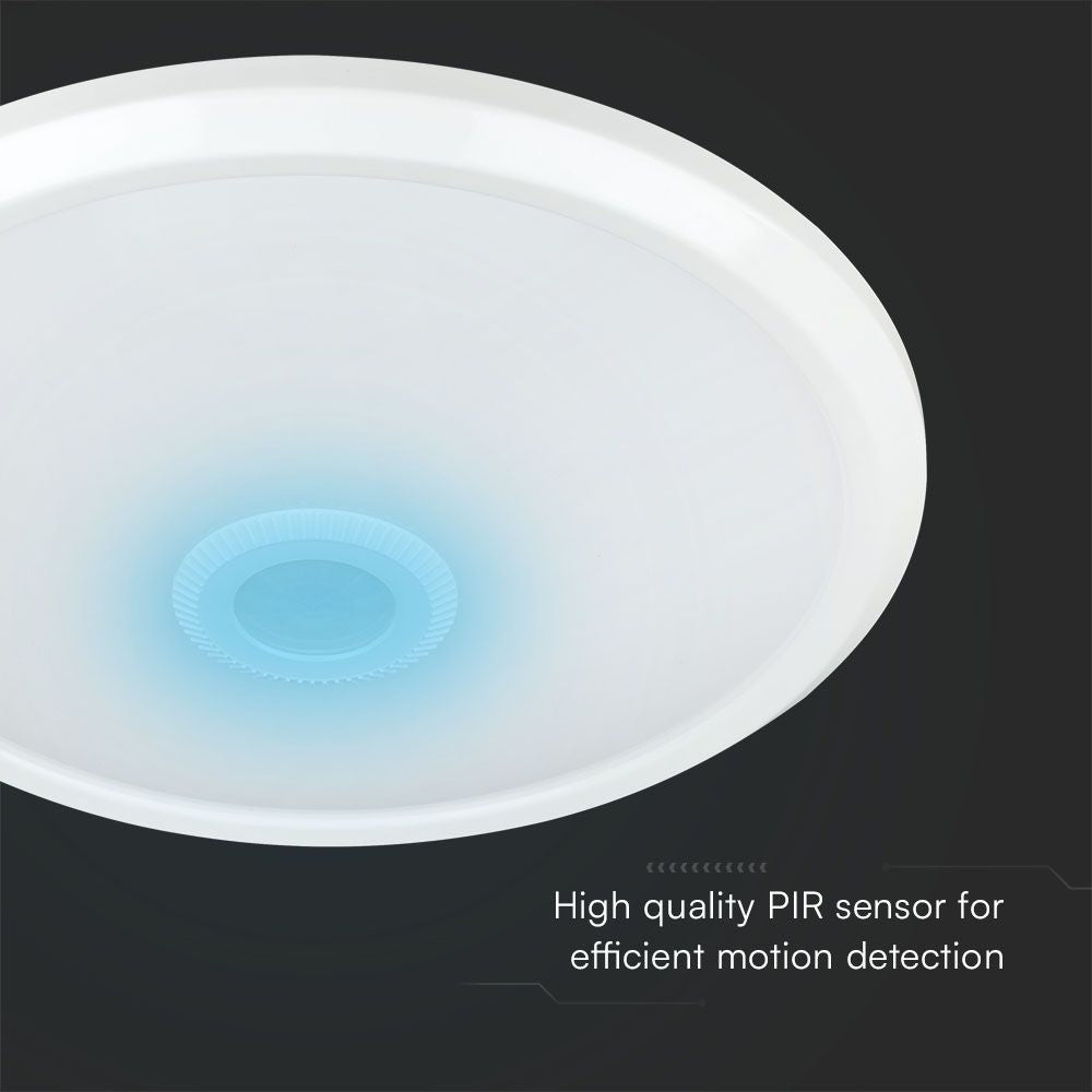 12W Plafon LED z czujnikiem PIR / Chip SAMSUNG / Barwa:3w1