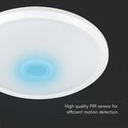 12W Plafon LED z czujnikiem PIR / Chip SAMSUNG / Barwa:3w1