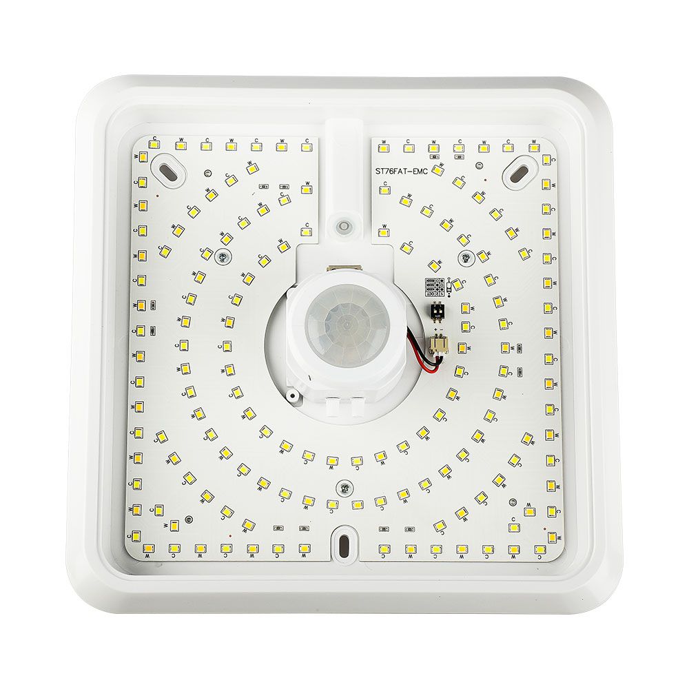 12W Plafon LED z czujnikiem PIR / Chip SAMSUNG / Barwa:3w1