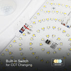 15W Plafon LED z czujnikiem PIR / Chip SAMSUNG / Barwa:3w1