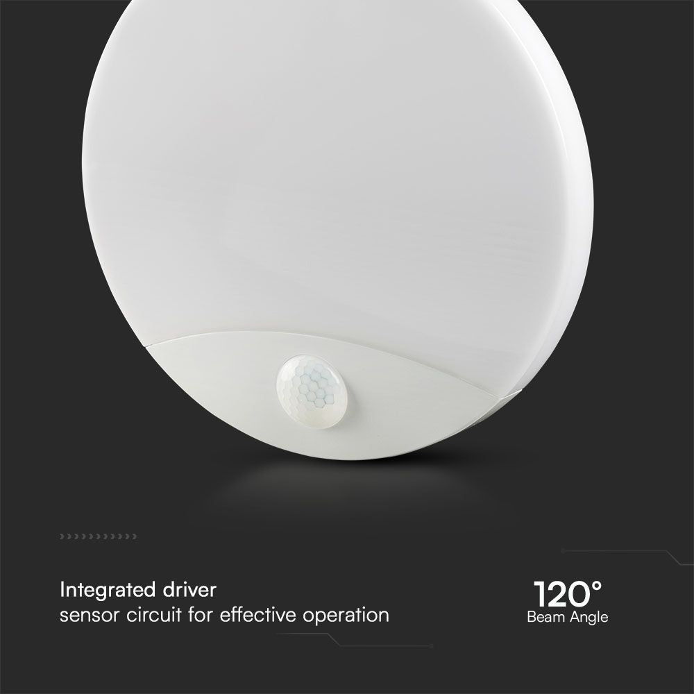 15W Plafon LED z czujnikiem PIR / Chip SAMSUNG / Barwa:3w1