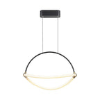 12W Dekoracyjna lampa sufitowa LED / Barwa: 3000K / Obudowa: Czarna