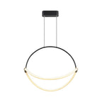 16W Dekoracyjna lampa sufitowa LED / Barwa: 4000K / Obudowa: Czarna