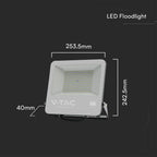100W Naświetlacz LED / Chip SAMSUNG / Barwa:4000K / Obudowa: Czarna / Skuteczność 87lm/W
