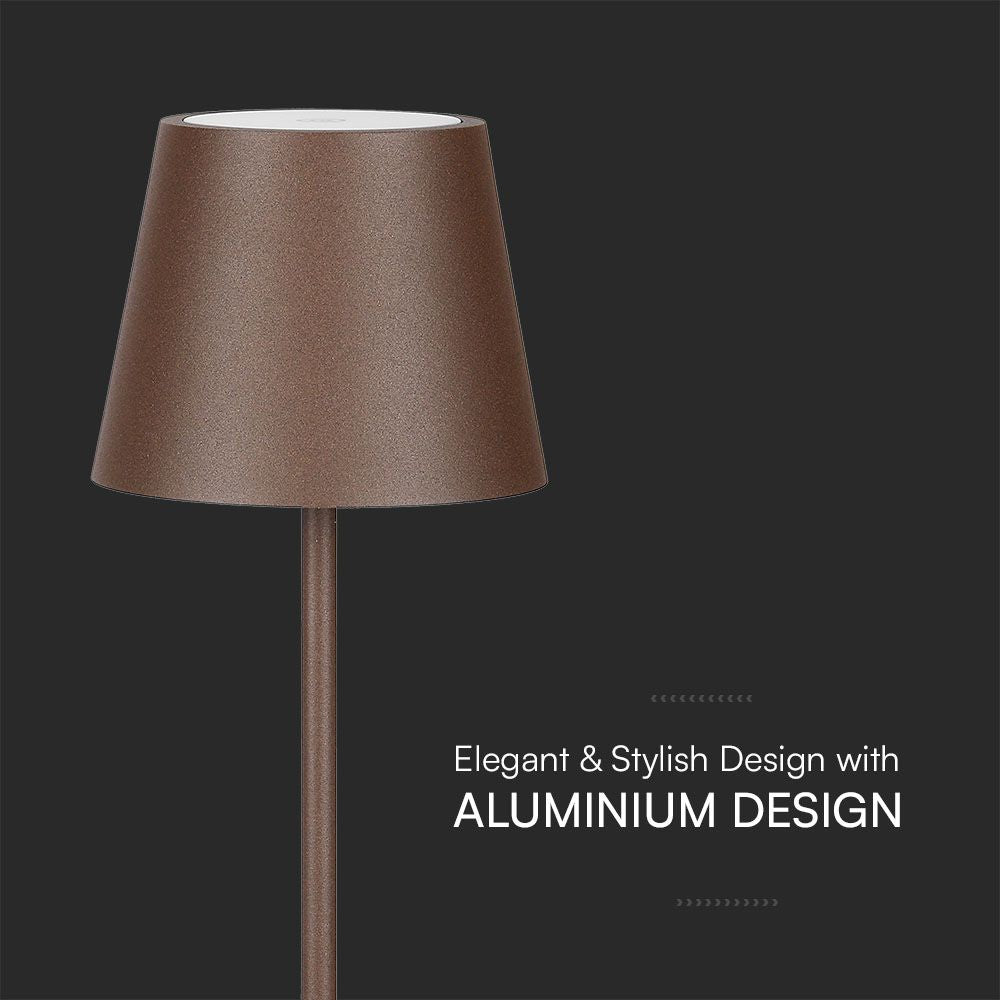 1.5W Lampka nocna LED / Barwa:3000K / Obudowa: Brązowa