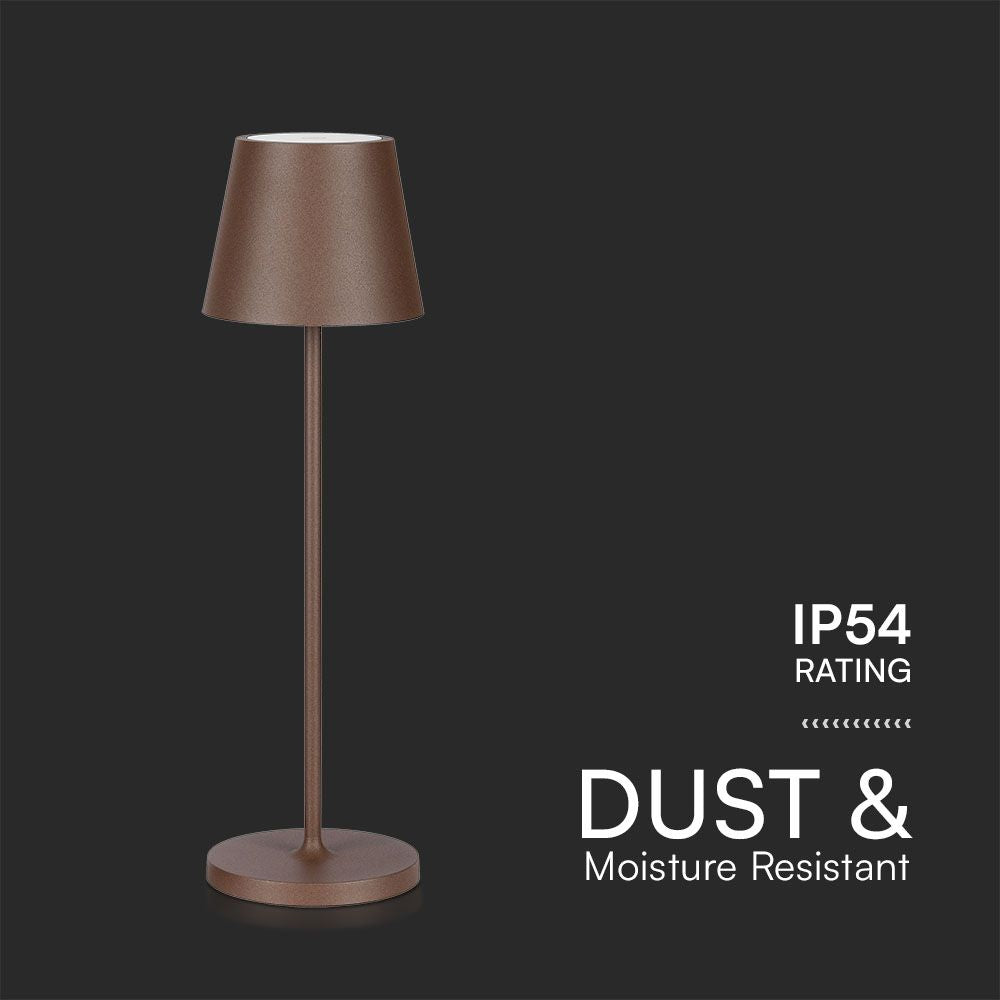 1.5W Lampka nocna LED / Barwa:3000K / Obudowa: Brązowa