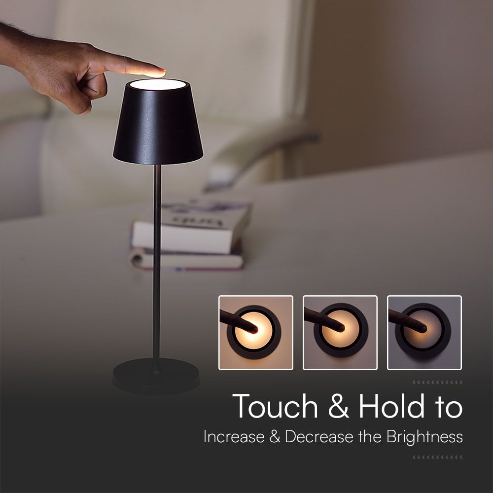 1.5W Lampka nocna LED / Barwa:3000K / Obudowa: Czarny