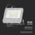 30W Naświetlacz LED / Barwa:RGB+6500K / Obudowa: Czarna / Sterowanie: Pilot