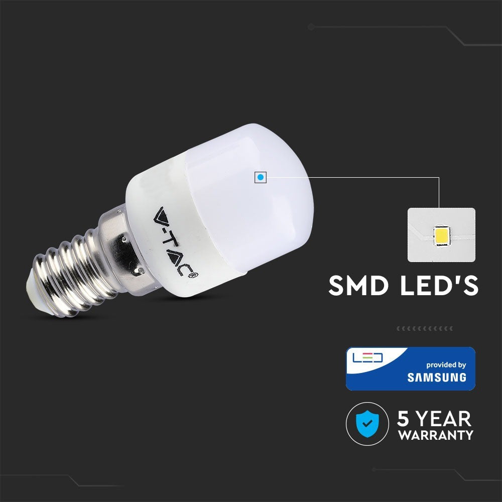 2W ST26 Żarówka LED / Chip SAMSUNG / Barwa:6400K / Trzonek:E14