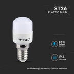 2W ST26 Żarówka LED / Chip SAMSUNG / Barwa:4000K / Trzonek:E14