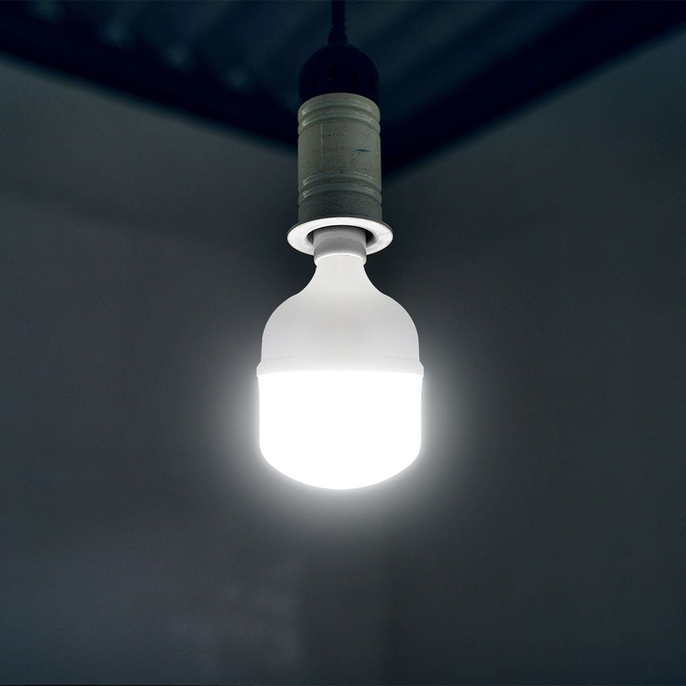 30W T100 Uliczna Żarówka LED / Barwa:6500K / Trzonek:E27/E40