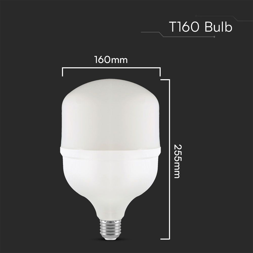 60W T160 Uliczna Żarówka LED / Barwa:4000K / Trzonek:E27/E40