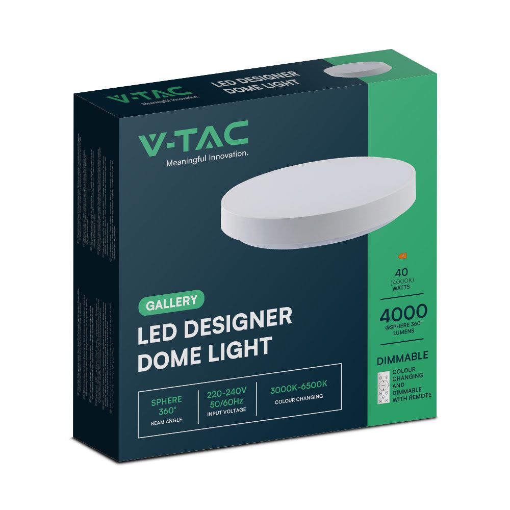 20W/40W/20W Plafon LED / Ściemniany / Sterowanie: Pilot