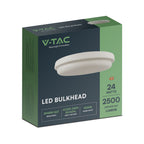 24W Plafon LED / Średnica: 240mm / Barwa:4000K / Klosz: Okrągły mleczny / IP54
