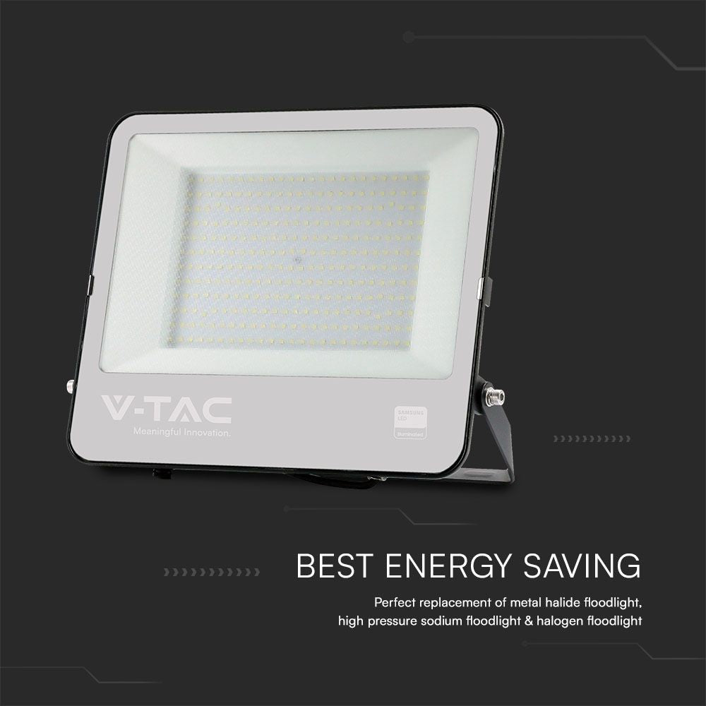 200W Naświetlacz LED / Chip SAMSUNG / Barwa:4000K / Obudowa: Czarna / Skuteczność 87lm/W