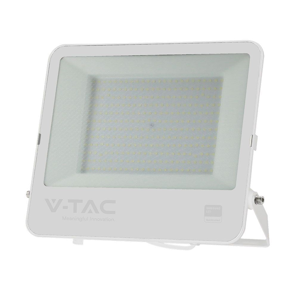 200W Naświetlacz LED / Chip SAMSUNG / Barwa:6500K / Obudowa: Biała / Skuteczność 87lm/W