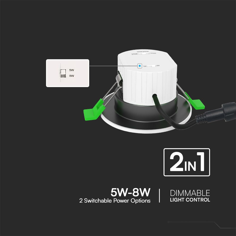 5W-8W Oprawa wpuszczana Spot ognioodporna / Barwa: 4w1 / Biały