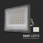 30W Naświetlacz LED SMD / Barwa:3w1 / Obudowa: Szara / Skuteczność 80lm/W