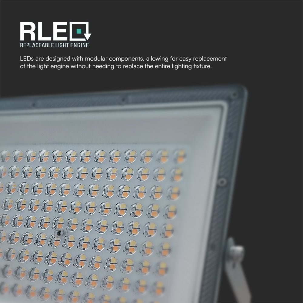 100W Naświetlacz LED SMD / Barwa:3w1 / Obudowa: Szara / Skuteczność 80lm/W
