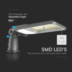 50W Lampa uliczna LED z regulowanym uchwytem Seria-ST / Chip SAMSUNG / Barwa:6500K / Obudowa: Szara