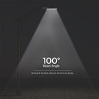 50W Lampa uliczna LED z regulowanym uchwytem Seria-ST / Chip SAMSUNG / Barwa:4000K / Obudowa: Szara