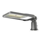 100W Lampa uliczna LED z regulowanym uchwytem Seria-ST / Chip SAMSUNG / Barwa:6500K / Obudowa: Szara