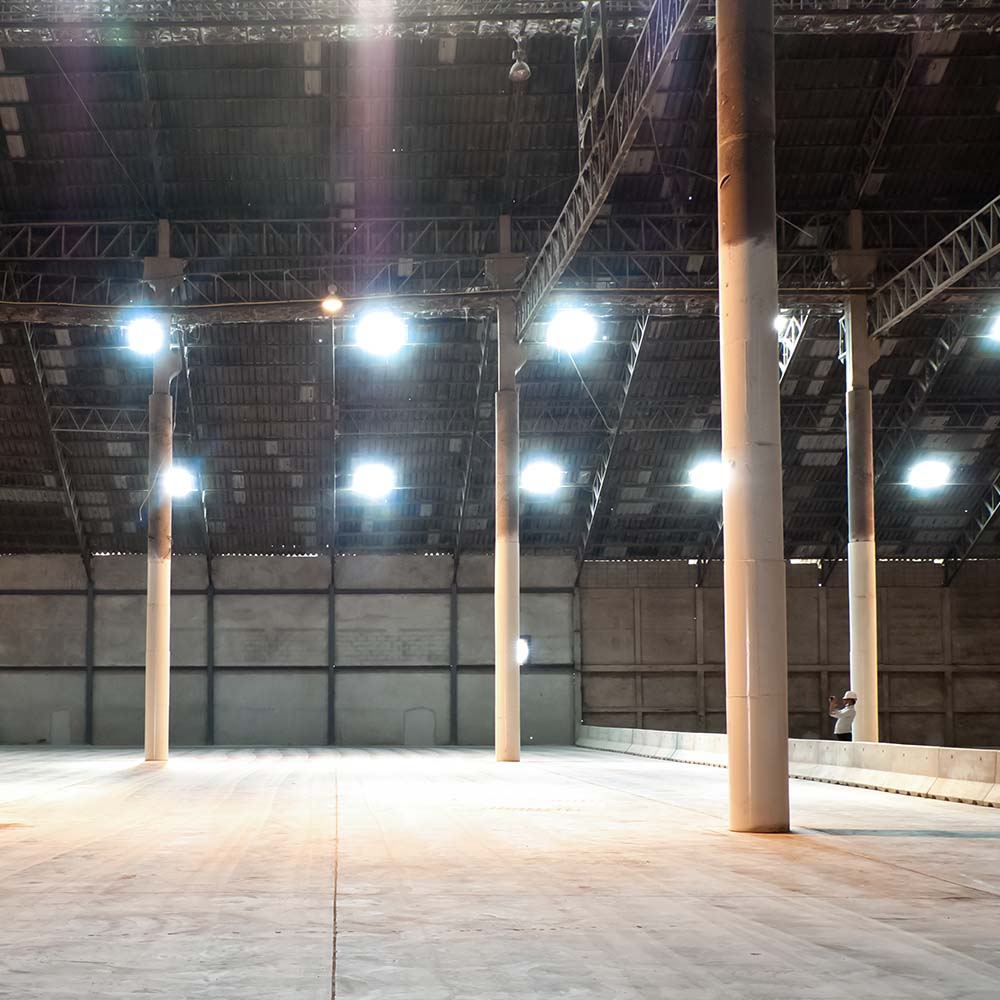 100W Oprawa Highbay LED / Barwa:3w1 / Obudowa: Szara / Skuteczność 80lm/W
