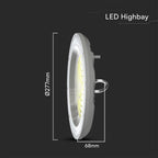 150W Oprawa Highbay LED / Barwa:3w1 / Obudowa: Szara / Skuteczność 80lm/W