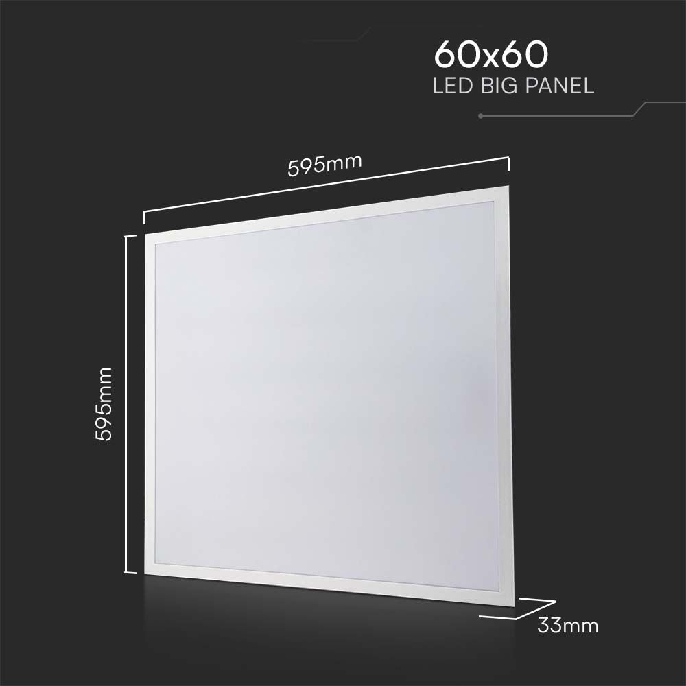 36W Panel LED / 600x600mm / Chip SAMSUNG / Skuteczność 120lm/W / Barwa: 4000K / 5 Lat gwarancji / Opakowanie: 10szt.