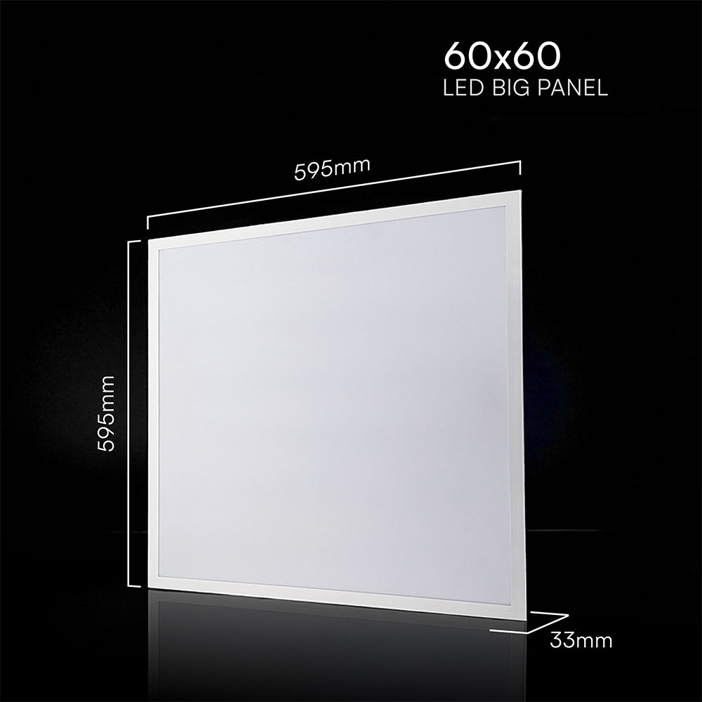 36W Panel LED / 600x600mm / Chip CREE / Zasilacz:LIFUD / Skuteczność 120lm/W / Barwa: 6500K / 6 Lat gwarancji / Opakowanie: 10szt.