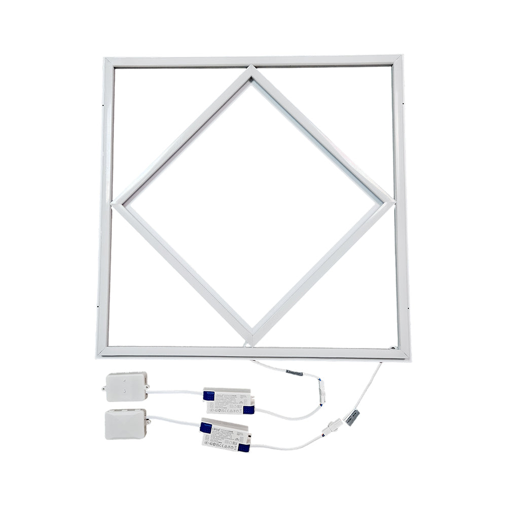 60W Panel LED Ramowy diament 600x600mm / Barwa: 4000K / Opakowanie: 6szt.