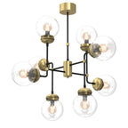 żyrandol Hydro transparent glass 8xE27
