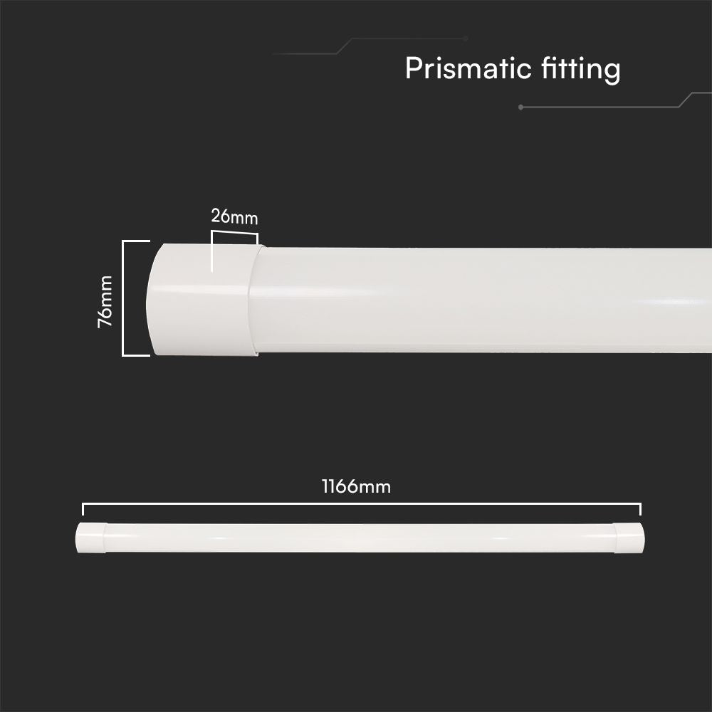 40W Belka oświetleniowa LED 120cm / Barwa:3w1 / Skuteczność 120lm/W / 3 Lat gwarancji