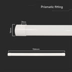 40W Belka oświetleniowa LED 120cm / Barwa:3w1 / Skuteczność 120lm/W / 3 Lat gwarancji
