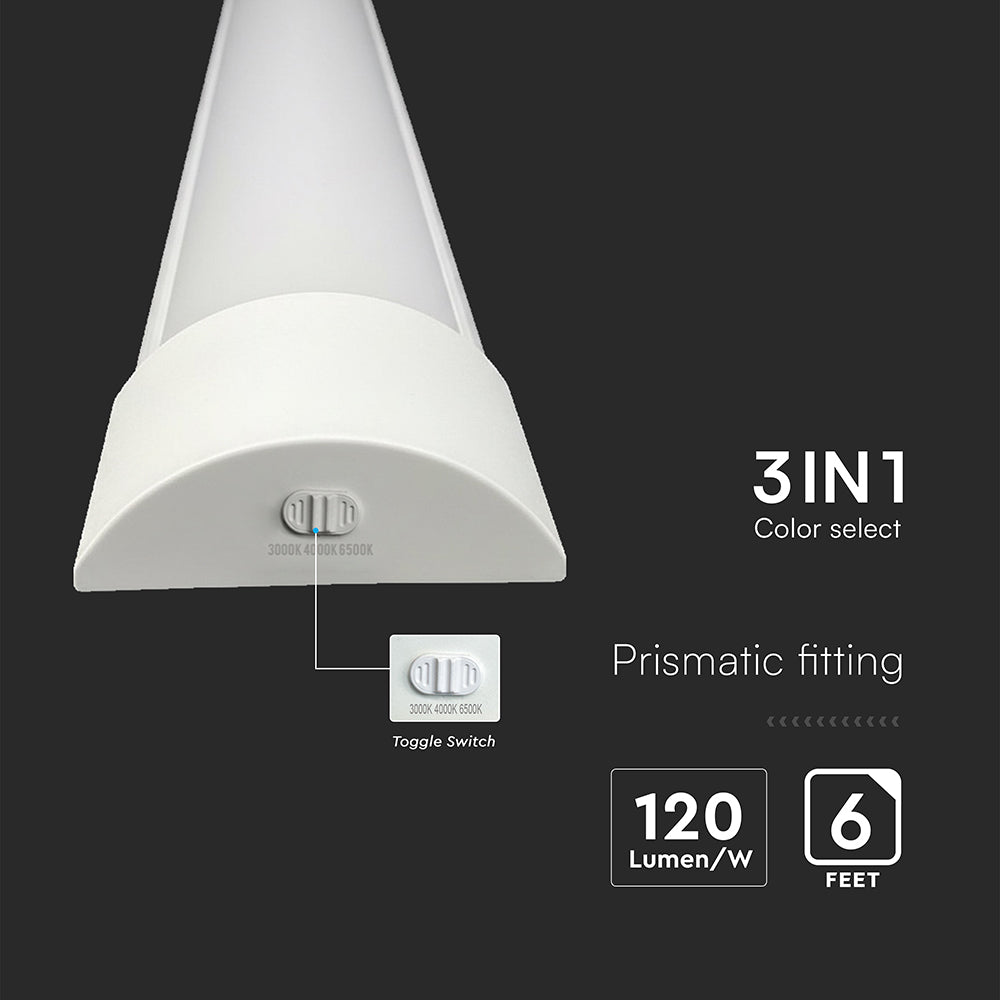 60W Belka oświetleniowa LED 180cm / Barwa:3w1 / Skuteczność 120lm/W / 3 Lat gwarancji