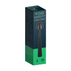 3W Lampka nocna LED zasilana bateryjnie/ Ściemnianie przez dotyk / Bateria 1800mAh / Barwa:3w1 / Obudowa: Czarna